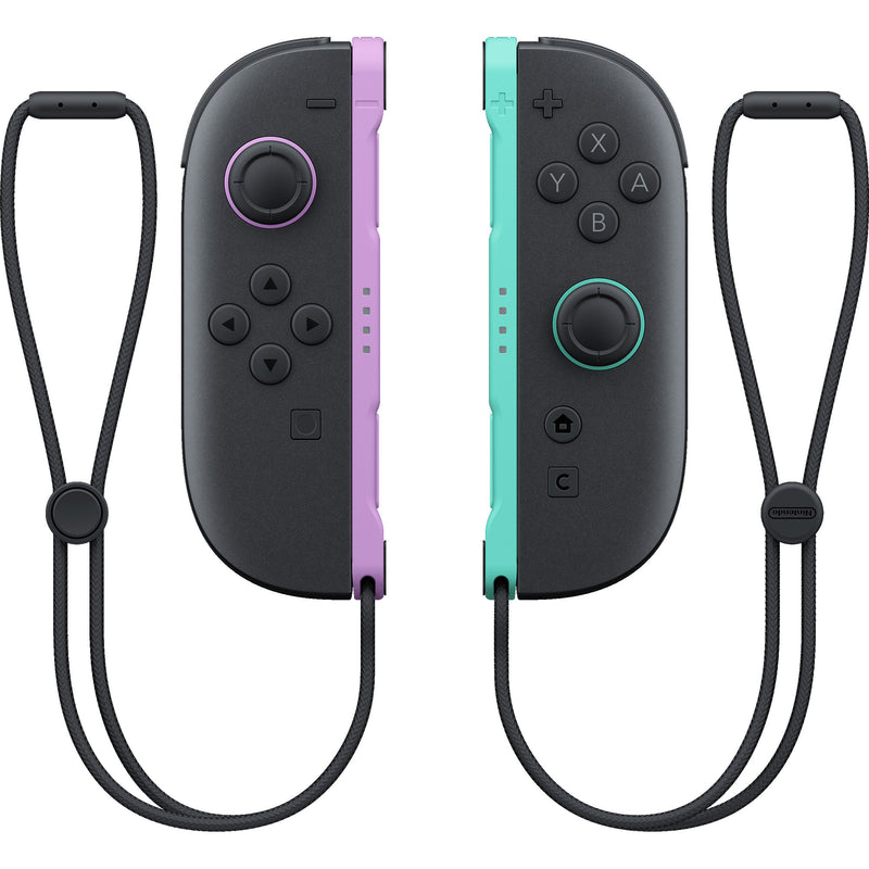 Set di 2 controller Nintendo joy-con (viola chiaro verde chiaro)