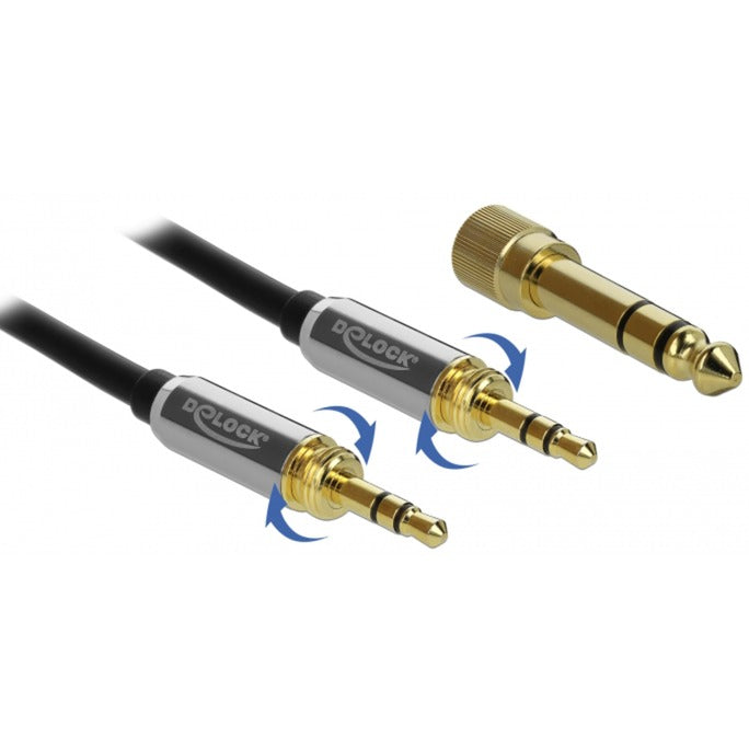 Cable de Delock Cable de 3.5 mm 3 Pin Plug> 3.5 mm 3 pin-St