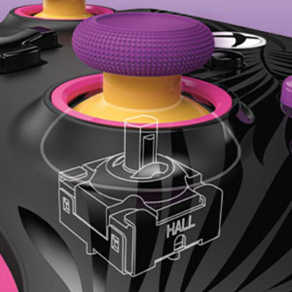 Vantaggio Powera plus controller cablato per xbox serie x|s - palme al chiaro di luna (rosa, xbox serie x|s, xbox one, PC)
