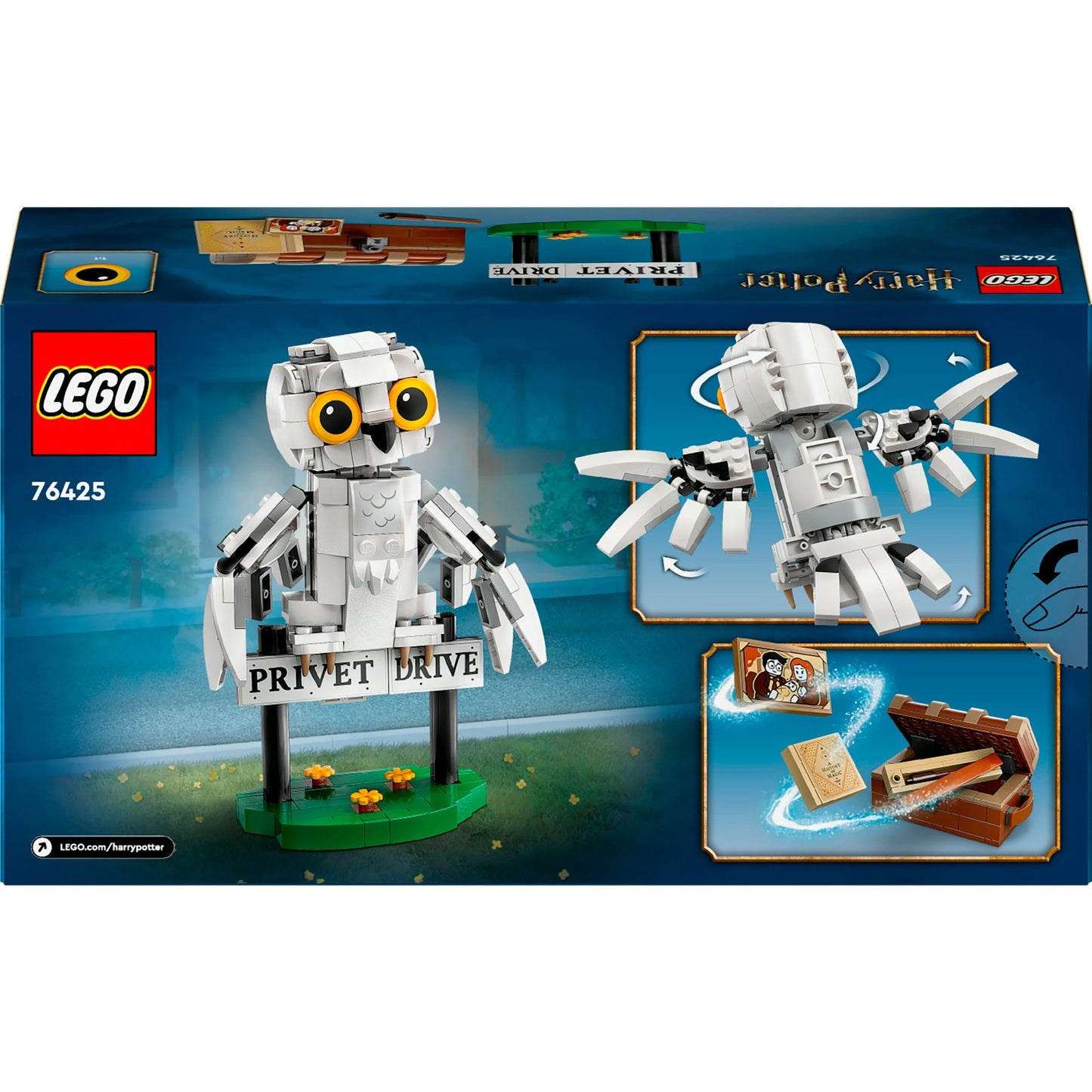 Lego 76425 Harry Potter Hedwig a Ligusterlaan 4