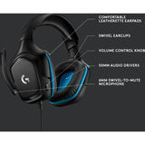 Logitech G432 7.1 Affiolo di gioco cablato surround surround - afbeelding 10