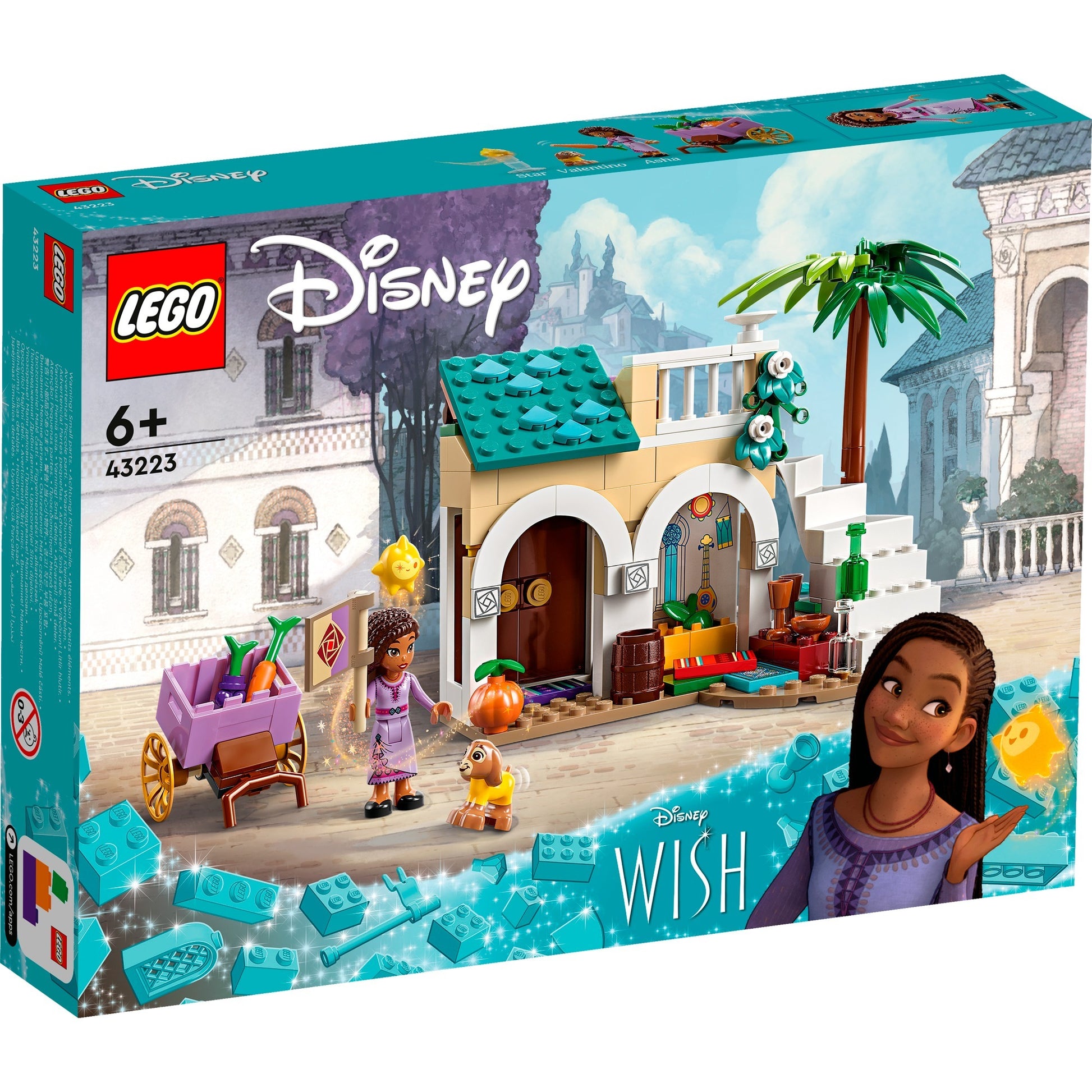 Lego Disney - Asha in the City Rosas giocattoli da costruzione (43223)