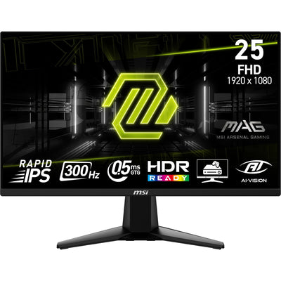 Monitor da gioco Msi mag 255xf 24,5 (nero, 2x HDMI, porta display, 300 Hz)