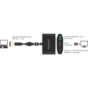 Delock USB-C Maschio> HDMI femmina + USB-A + USB-C PD - afbeelding 2