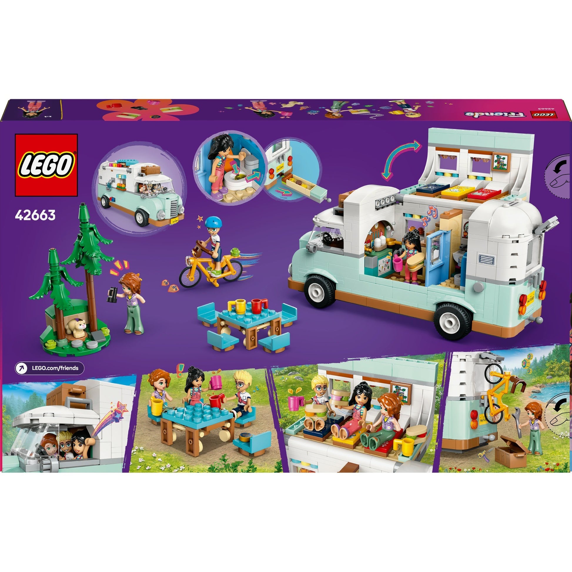 LEGO LEGO Friends 42663 Camper adventure with friends
