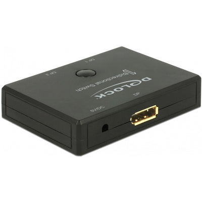 Delock DisplayPort 2 1 Switch Bidireccional 4K 60 Hz