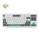 Mchose gx87 lite alu cust. mecc. qmk tramite, tastiera da gioco (layout americano)