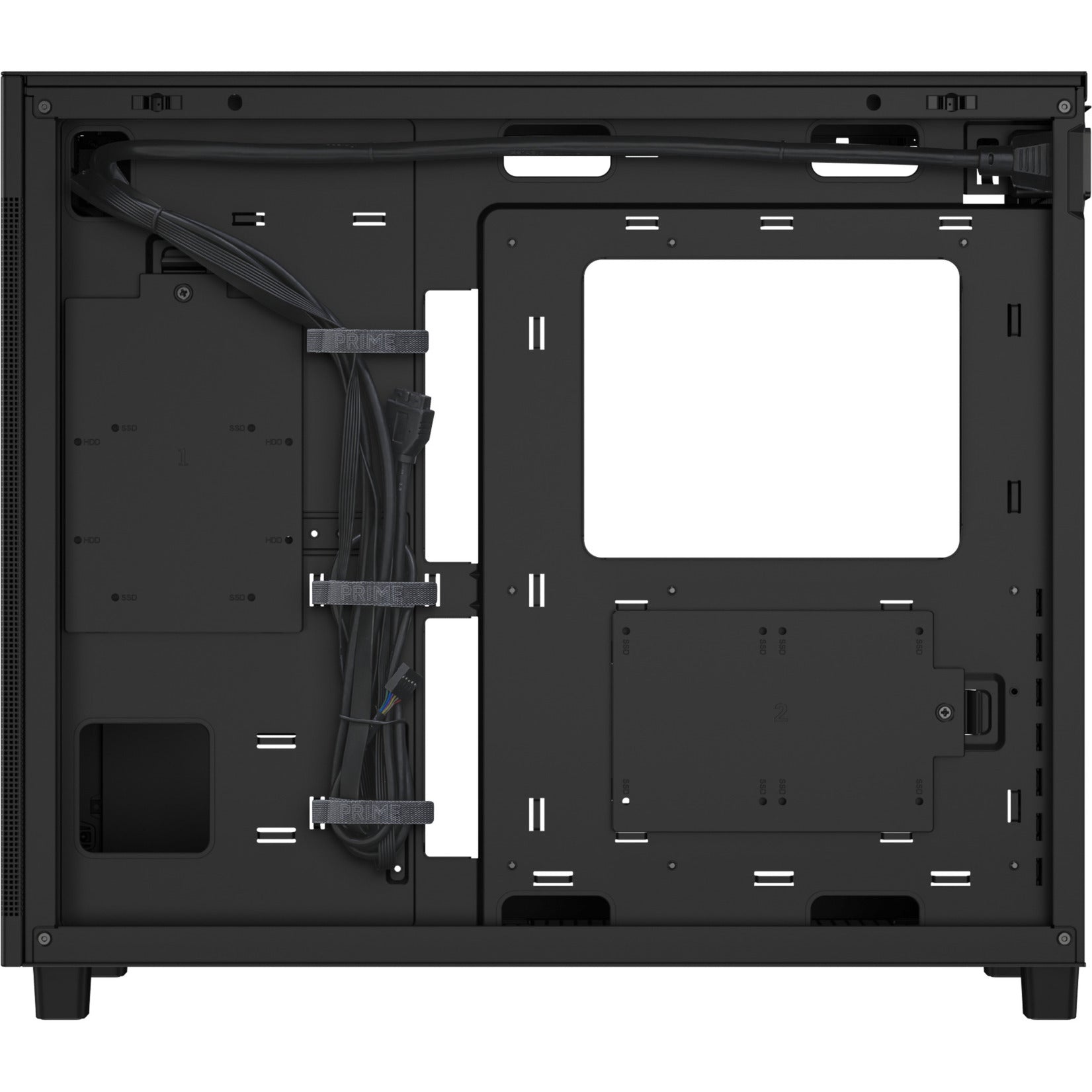 Asus Prime Ap303 - Alloggiamento Midi Tower con pannello a rete (nero | 2x USB-A | 1x USB-C)