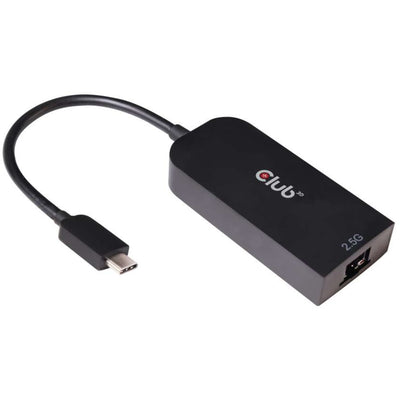 Club 3d usb-c 3.2 gen 1 naar 2.5gb-lan ethernet adapter (zwart, 0,16 meter)