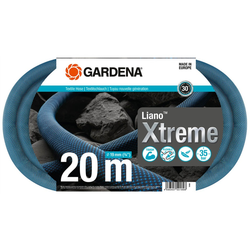 Snake textil de Gardena liano 19 mm (3 4 "), 20 m