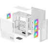 Deepcool ch560 digital midi tower behuizing (wit | 1x usb-a | 1x usb-c | rgb | tempered glass)
