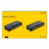 Delock displayport 1.4 kvm switch, 8k 60hz, usb 3.2 gen 1, audio kvm-switch (grijs zwart)