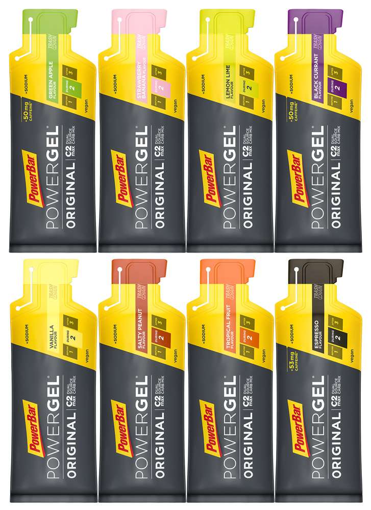 Confezione di prova originale Powerbar powergel 8x41g