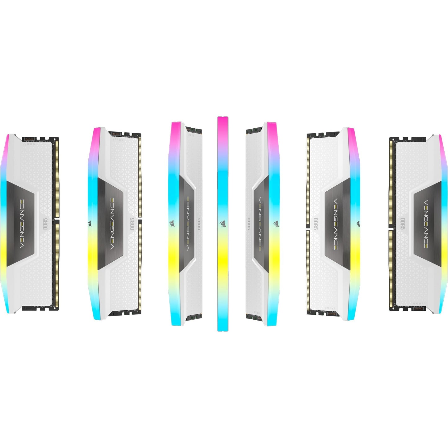 Corsair Vengeance RGB 32 GB DDR5-6400 (2x 16 GB) RAM (blanco, cmh32gx5m2b6400c36w, xmp 3.0)