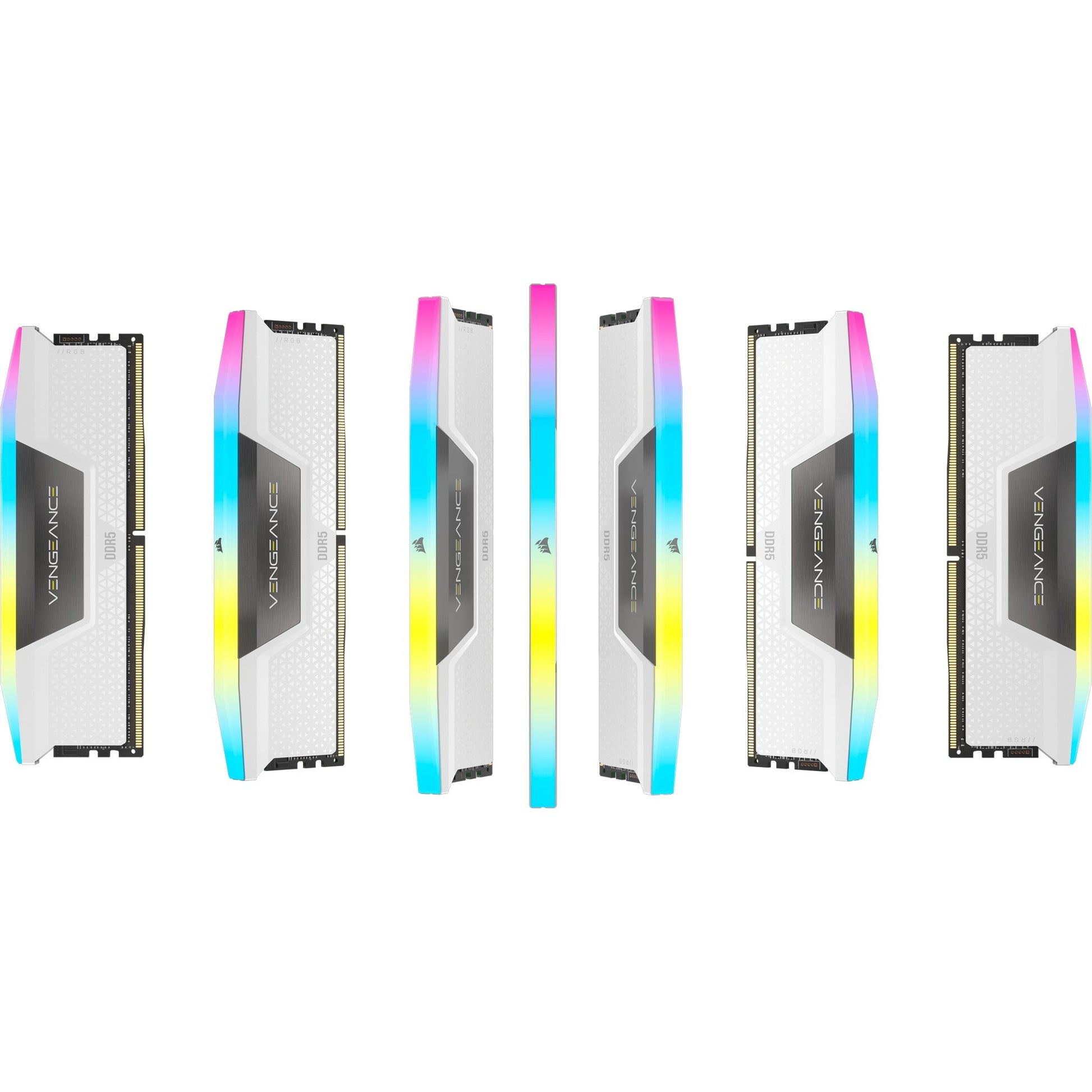 Corsair Vengeance RGB 32 GB DDR5-6400 (2x 16 GB) RAM (blanco, cmh32gx5m2b6400c36w, xmp 3.0)