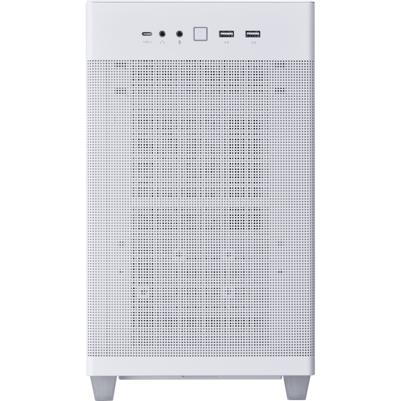 Asus prime ap201 midi tower behuizing (wit | 2x usb-a | 1x usb-c | tempered glass)