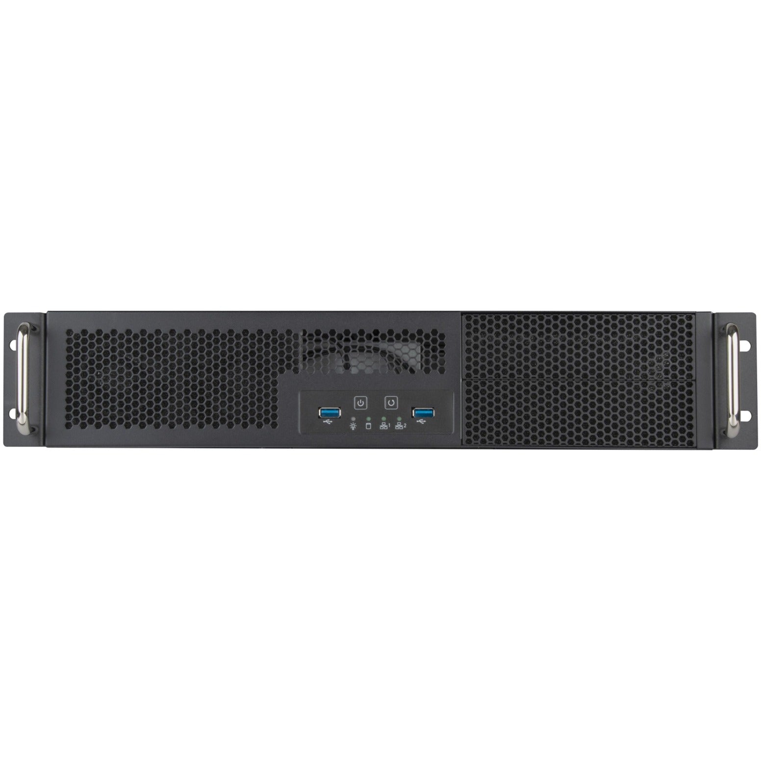 Silverstone sst-rm23-502-mini rack behuizing (zwart)
