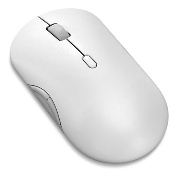 Mouse silenzioso wireless multidispositivo Lenovo 700 (bianco, 1600 - 4000 dpi, Bluetooth 5.3 2.4 GHz)