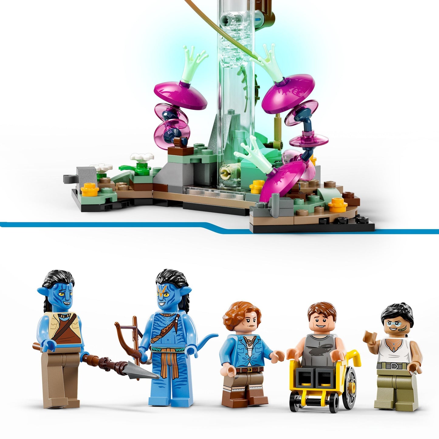 Lego avatar - montañas flotantes: sitio 26 rda samson juguetes de construcción (75573)