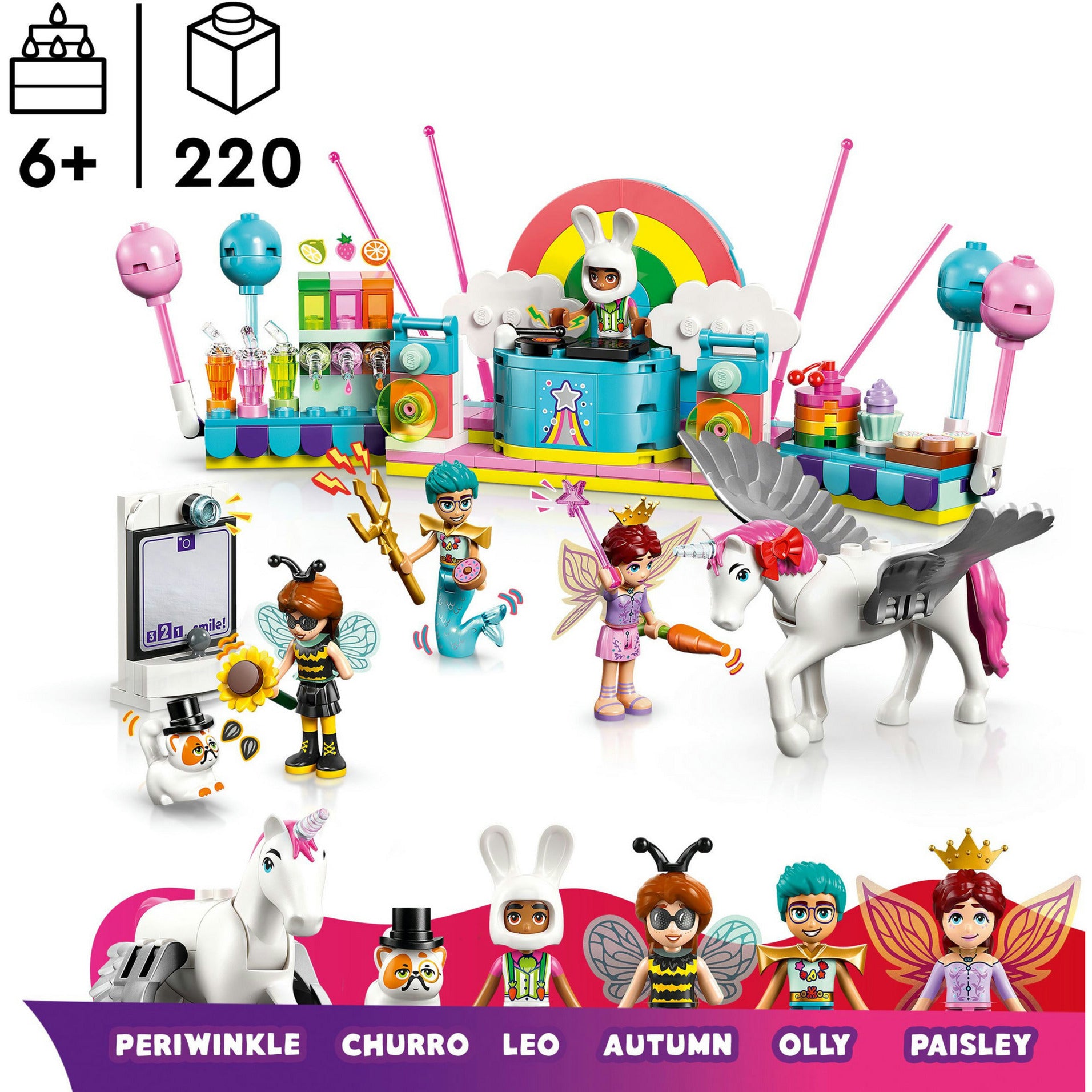 LEGO Friends 42661 Dress Up Party con unicorno e fata