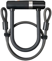 U-slot Newton UL met kabel 1000 x 8 mm zwart - afbeelding 1