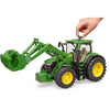 Bruder John Deere 7R 350 con cargador frontal