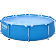 Bestway zwembad steel pro set rond 305 (blauw, incl. filterpomp (220-240v)) - afbeelding 1