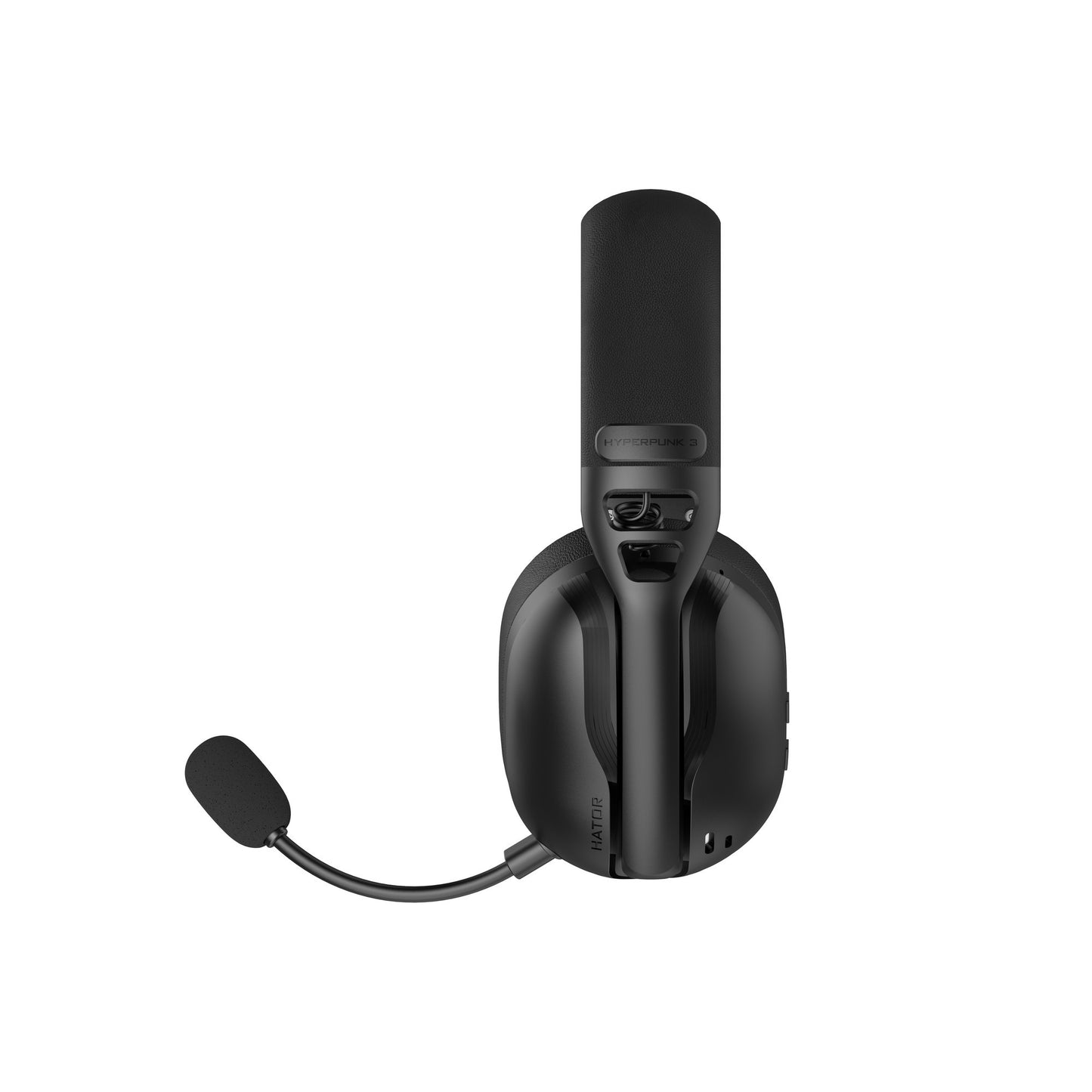 Cuffie da gioco over-ear wireless Hator Hyperpunk 3 (nere, bluetooth 5.4 USB-C da 2,4 GHz)