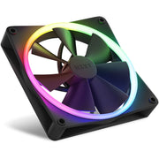 Nzxt f140 rgb case fans (zwart, 2 stuks, 140 x 140 x 26 mm, pwm, incl. controller) - afbeelding 2