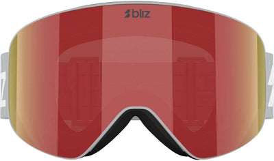 Bliz flow brown w red multi - ski goggle