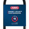 Abus Granit XPlus 540 Beugelslot - ART3 - Zwart - 30cm