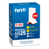 Fritz! box 6825 4g edition international wlan lte router (wit rood, mesh wi-fi, 4g 3g)