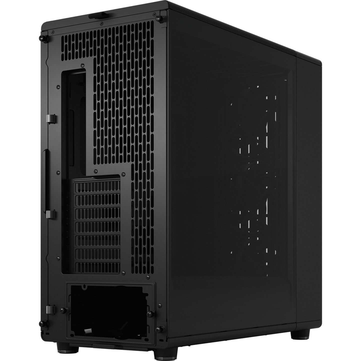 Fractal design north xl momentum edition midi tower behuizing (zwart houtkleur | 2x usb-a | 1x usb-c | tempered glass)