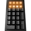 Silenzio! tastiera da gioco meccanica tattile rgb silenziosa con montaggio scuro (nera, layout us (qwerty), tattile silenziosa, 100%, argb, copritasti pbt double-shot, dock multimediale)