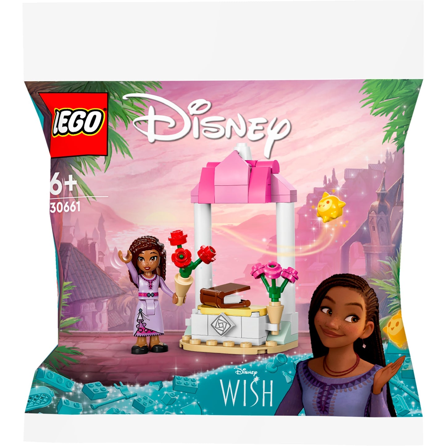 Lego Disney - Juguete de construcción Puesto de bienvenida de Asha (30661)