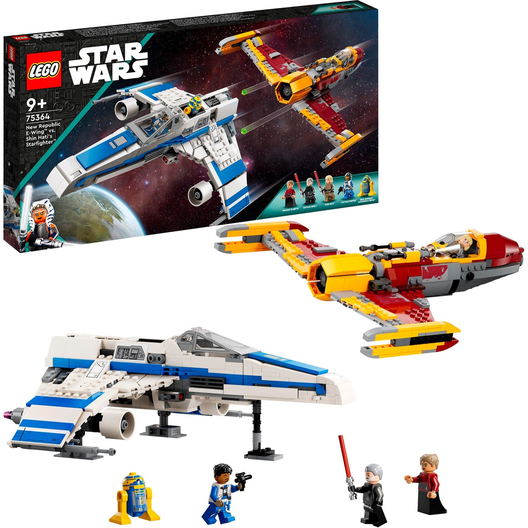 Lego Lego Star Wars 75364 Republic E-Wing vs. Set di astronavi di Shin Hati Starfighter