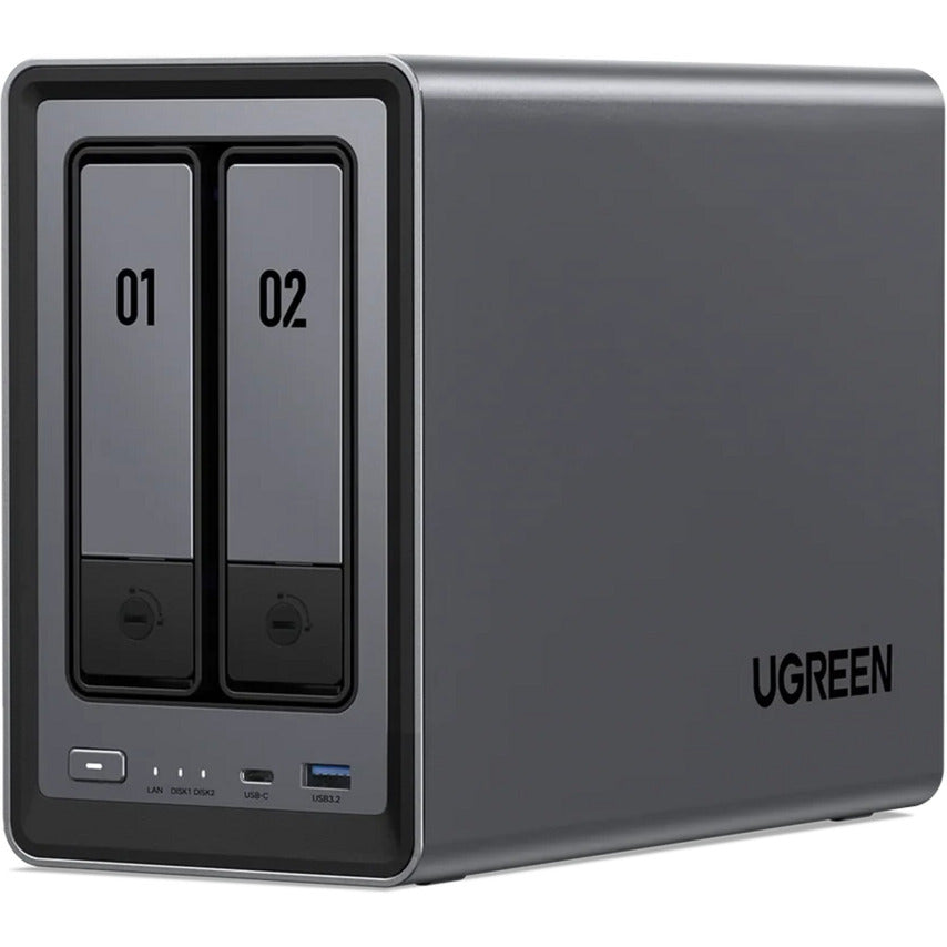 Ugreen nasync dxp2800 (grigio, 2.5GBe, HDMI, USB-C)
