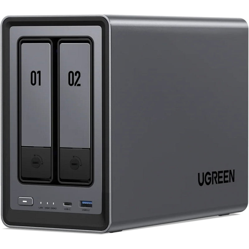 Ugreen nasync dxp2800 (grijs, 2,5gbe, hdmi, usb-c)