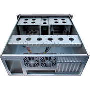 Inter-tech 4u-4098-s rack behuizing (zwart | 2x usb-a) - afbeelding 4
