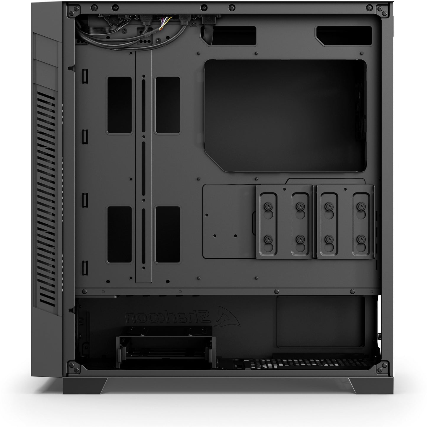 Custodia midi tower Sharkoon s25-v2 (nera | 2x USB-A | 1x USB-C)