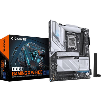 Gigabyte B860 Gaming x wifi6e, ATX, LGA1851, Intel B860, 4x DDR5, 2.5 GBE, Wi-Fi 6th, USB4, USB-C