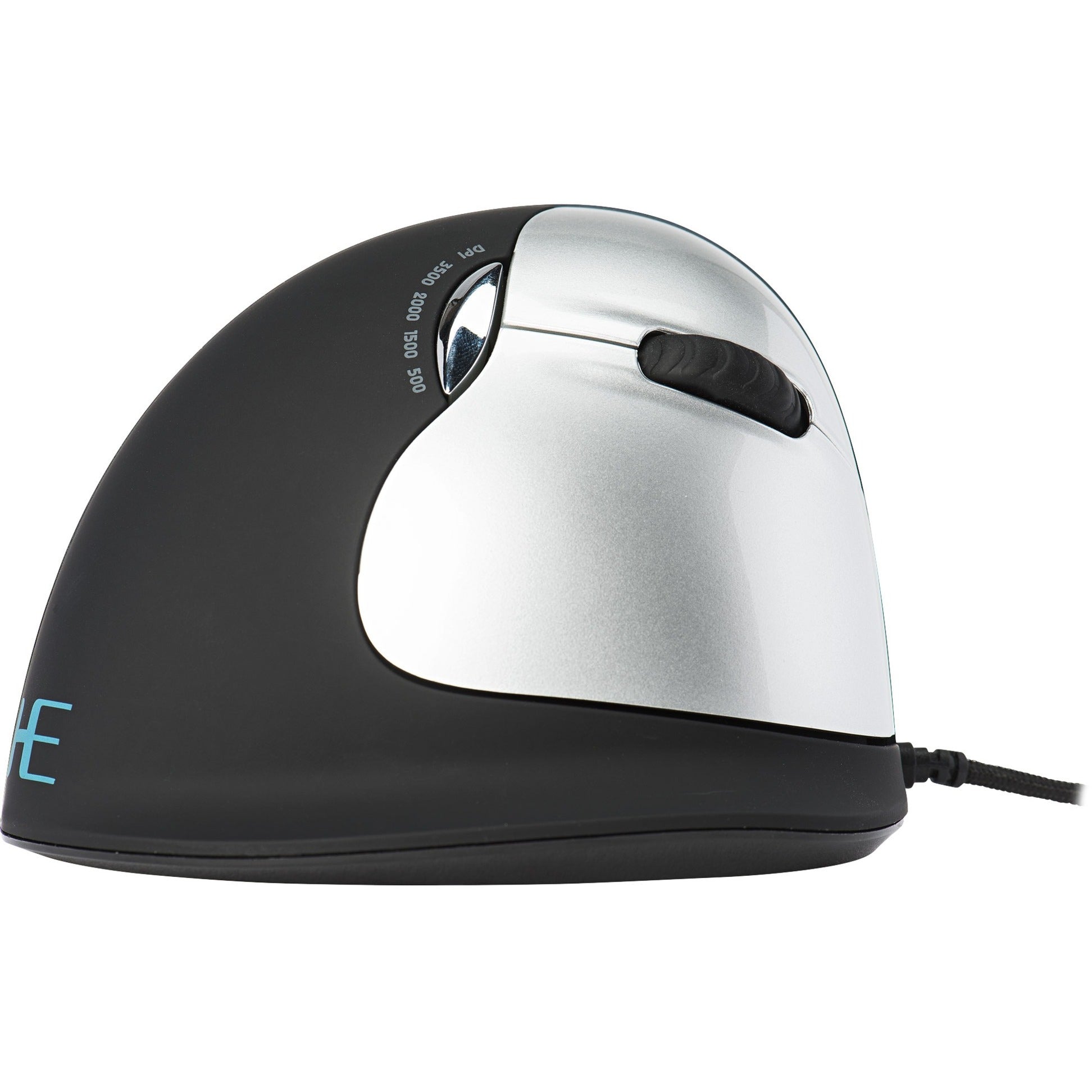 Ratón ergonómico r-go tools grande, cableado a la derecha