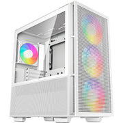 Deepcool ch560 midi tower behuizing (wit | 1x usb-a | 1x usb-c | rgb | tempered glass) - afbeelding 3