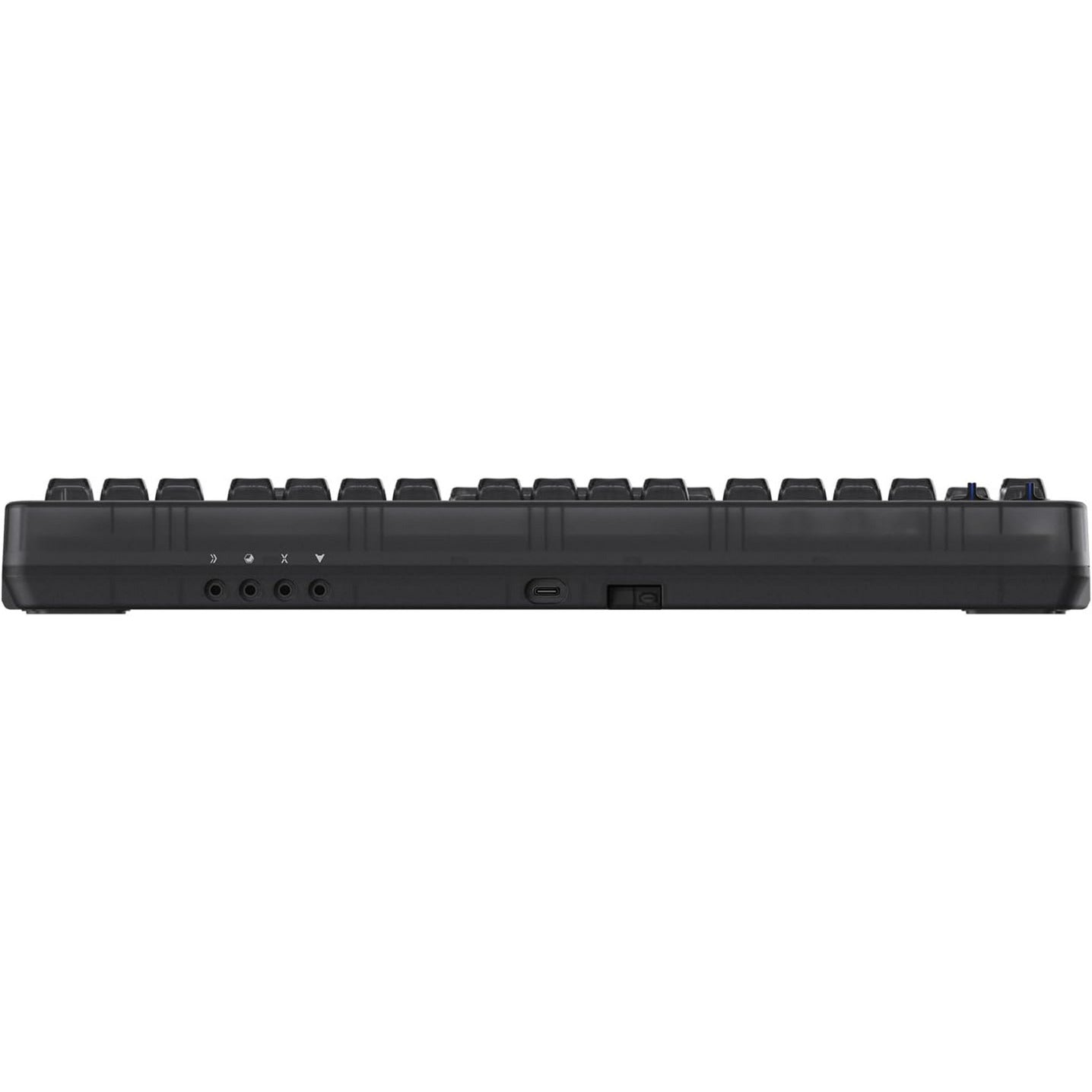 Teclado mecánico 8bitdo retro 87 - mecha break, teclado para juegos (negro azul, diseño estadounidense, kailh box jellyfish pro polish, tkl, teclas abs, hot-swap, bluetooth le 5.0, inalámbrico 2.4ghz, usb)