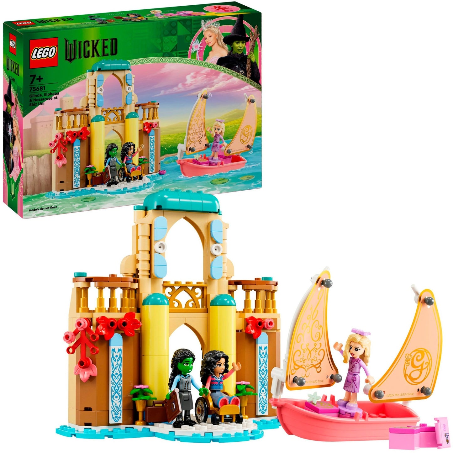 Lego wicked - glinda, elphaba en nessarose op shiz university constructiespeelgoed (75681)