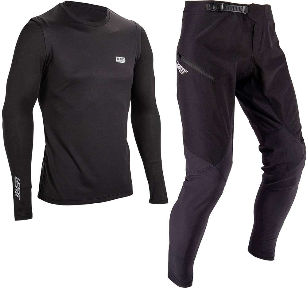 Leatt 1.0 ride kit - pantaloni in maglia mtb a manica lunga