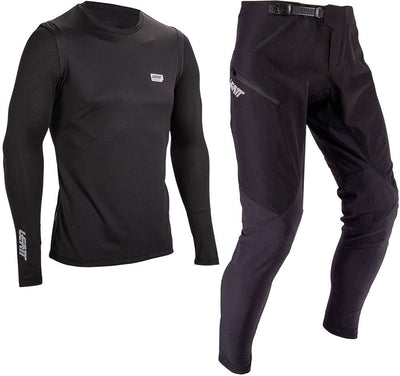 Leatt 1.0 ride kit - pantalones de jersey de manga larga mtb
