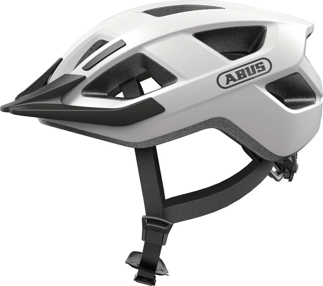 ABUS HELM ADURO 3.0 LED POLAR WHITE M 52-58CM