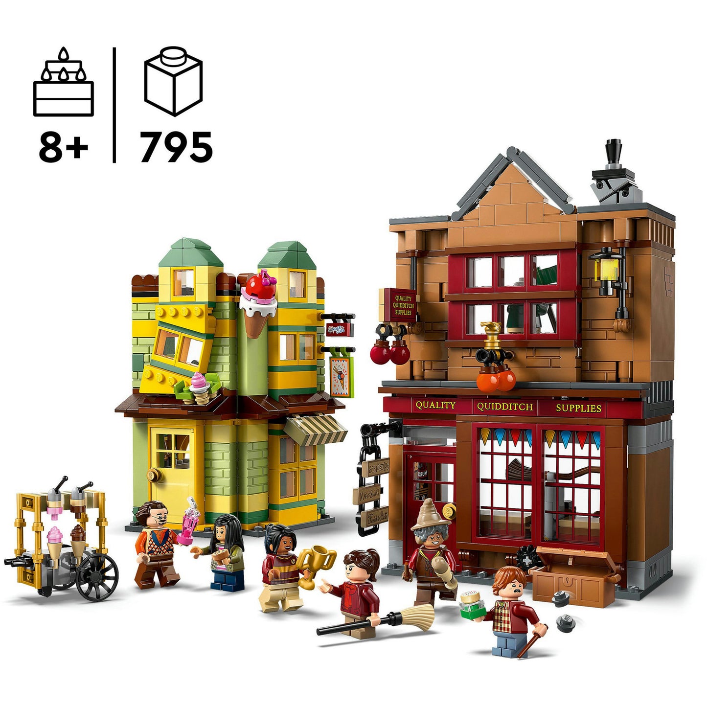 LEGO 76452 Harry Potter Zwik venda zwerkbalpaleis y helado