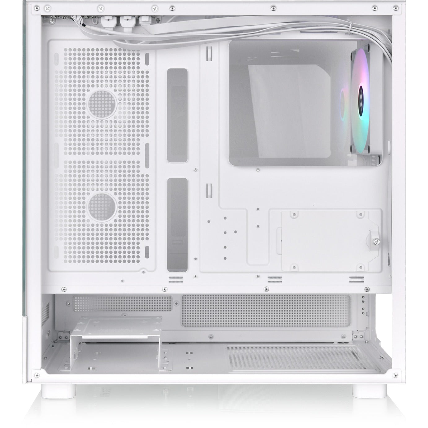 Thermaltake view 270 tg argb - snow midi tower behuizing (wit | 2x usb-a | 1x usb-c | rgb | tempered glass)